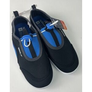 Speedo Junior Boy's Water Shoes Size Medium 2-3 Surfwalker Pro Black Blue A68